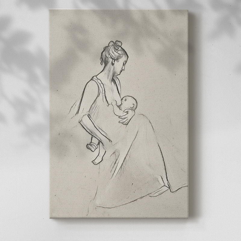 Winston Porter Vintage Sketch LXXVII -Gallery Wrapped Cavas | Wayfair